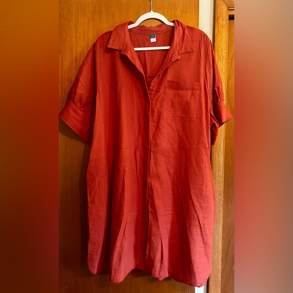 Old Navy Women's Red Midi Dress